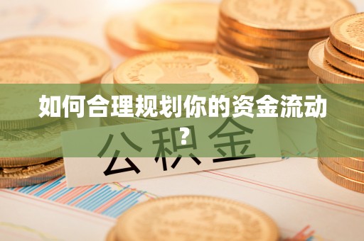 察布查尔锡伯如何合理规划你的资金流动？