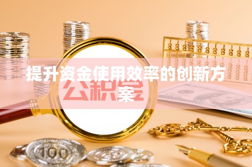 察布查尔锡伯提升资金使用效率的创新方案