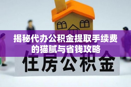 察布查尔锡伯揭秘代办公积金提取手续费的猫腻与省钱攻略
