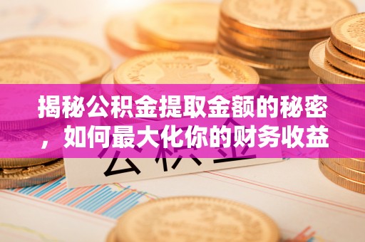 察布查尔锡伯揭秘公积金提取金额的秘密，如何最大化你的财务收益